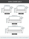 1/2/3/4 Seater Seersucker Sofa Slipcover with Skirt Universal Stretch Sofa Couch Slipcover Easy Fitted Chair Furniture Protector