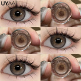 NEW Colored Contact Lenses Beauty Women Green Lens Nature Look Brown Lens Colorful Contact Lens 14.5mm Big Eyes Blue Lens