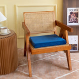 Popxstar linen natural latex seat cushion single student chair seat cushion office beautiful buttocks car meal seat cushion