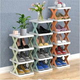 Popxstar Super Load-bearing Shoe Rack Multi-layer Space-saving DIY Household Organizer Simple Multi-functional Economic Shoe Storage Rack