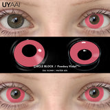Popxstar  Lenses Cosplay Color Contact Makeup Black Lenses Cosmetics Woman Cosplay Halloween Green Contact Lenses Red Lenses