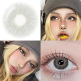 Popxstar  -1 pair Medusa Brown Grey Contact Lenses for Eyes Fashion Blue Green Eye Lenses Beauty Starry Series Color Pupils Myopia