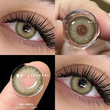 Popxstar  Brown Colored Contact Lenses Natural Look Green Eye Lenses Gray Contact Gray Lenses Green Eye Lens Beautiful Pupils