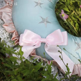 popxstar Creative Lolita Moon Cushion Girls Bedroom Decorative Pillow Lace Ruffle Bow Decorative Moon Shape Back Cushion Seat Cushion