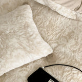Latest Winter Thickened Milk Fleece 4pcs Bedding Sets Carved Flower Warm Comforter Bedding Sets for Home Bedroom