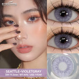 1Pair New Color Contacts Lenses Fashion Soft Blue Green Eyes Contacts Gray Beauty Pupils Brown Eyes Lenses Fast Shiping