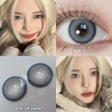 Popxstar 1 Pair/2pcs Lenses Blue Series Beauty Contact Lenses for Eyes Comestics Natural Pupil Eye Color Lens Myopia Brown Lenses