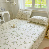 Popxstar 100% Cotton Flat Sheet Floral Style Bedsheet Skin-friendly Bed Linen sabanas para cama Home Bed Flat Sheets (No Pillowcase)