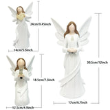 Popxstar  1 Pc Angel Candle Sculpture Light (Batteries Not Included) Christmas, Thanksgiving, and Hanukkah Atmosphere Decor