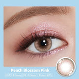 Popxstar  2Pcs New Natural Contact Lenses for Eyes with  Diopter Myopia Eyes Color Lenses Wearing Comfort Yearly Use Fast Shipping