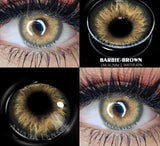 Natural Colored Contacts Lenses Brown 2pcs Contacts Beautful Pupils Color Contacts Yearly Makeup Cosmetic Contact Lens