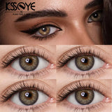 1Pair Colored Contact Lenses Beauty Pupil Blue Lenses Eye for Natural Effect Eyes Cosmetic Brown Eye Lenses Free Shipping