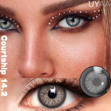 1Pair NEW Color Contact Lenses For Eyes Beauty Pupils Natural Pupils Brown Contact Lenses Soft Colorful Cosmetics Gray Len