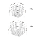 Metal stainless steel storage basket kitchen toilet bathroom storage rack shelf household Small item storage