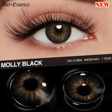 Popxstar New Arrival Bio-essence 1 Pair Gray Lenses for Eyes Color Contacts Lens Fashion Makeup Lenses Blue Pupils for Natural Eyes