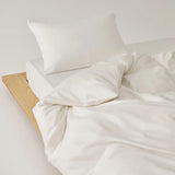 New Simple 100% Lyocell Bedding Set Solid Soft Skin-friendly Queen Duvet Cover Set with Sheets Natural Plant Fibre Quilt Cover