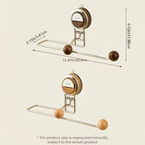 Popxstar Suction Cup Roll Paper Holder Wall Mounted Paper Towel Hanger Utensils for The Kitchen Paper Roll Holder Kitchens Accessories