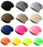 Popxstar Stylish Winter Warm Hat for Women Casual Stacking Knitted Bonnet Cap Men Hats Solid Color Hip Hop Skullies Unisex Female Beanies