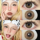 1 Pair New Brown Color Contact Lenses For Eyes Myopia Natural Pupils Cosmetic Soft High Quality Lenses Fast Shipping