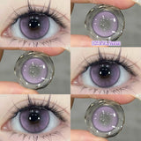 Popxstar 2PCS Halloween Myopia Contact Lenses Cosplay Colored Contact Lenses Prescription Lens Natural Pupils Eye Color Lenses