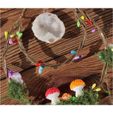 Colorful mushroom Dreamy Crystal Sun Catcher wall decoration pendant Dream catcher bedroom living room balcony Sunshine Catcher