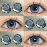 1 Pair Green Colored Contacts Lens with Myopia Diopter Natural Korean High Quality Soft Beauty Pupils Fast Shipping