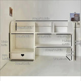 Popxstar cabin weekend inspo Double-Layer Desktop Organizer Rack Stationery Office Desk Accessories Storage Desktop Cosmetics Organizers Storage Shelf