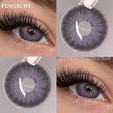 1 Pair Brown/Gray Color Contact Lenses Beautiful Pupils Cosmetic Korean Fashion Natural Eye Contacts Doll Black Lenses