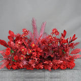 Popxstar 50Cm Diy Wedding Flower Wall Arrangement Supplies Silk Peonies Rose Artificial Floral Row Decor Marriage Iron Arch Backdrop Hot