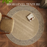 Bedroom Carpets Area Rugs Room Decor Carpets for Living Room Round Sofa Rug Study Polypropylene Fiber Mat Antiskid Chair Cushion