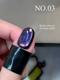 Autumn Winter Blue Black Red Glass Bead Crystal Cat Eye Gel Nail Polish New Whitening High Density Sparkling Nail