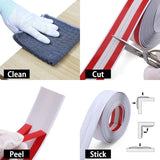 Popxstar 1/3/5M/10M Table Edge Guard Furniture Corner Protector Strip Self Adhesive pvc Kids Collision Proof Soft Bumper Baby Safety