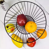Metal iron storage basket vegetable fruit snack storage tray kitchen living room home hotel restaurant cafe