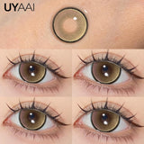 Popxstar Korean Fashion Color Contact Lenses for Eyes y2k Big Eye Blue Colored Pupils Green Lenses Purple Lenses Cosplay Anime Lens