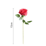 Popxstar 10PCS Artificial Silk Flowers Roses Bouquet Long Stem Fake Roses Bouquet for Valentine's Day Mother Day Wedding Home Decoration