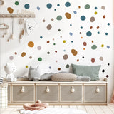 Popxstar Boho self-adhesive wall stickers wave point geometry children's bedroom home decoration stickers