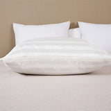 Popxstar  Imitation Silk Satin Stripes Pillowcase Queen High-quality Jacquard King Size Pillow Cover Home Pillow Cases Envelope Closure