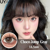 Popxstar  Contact Lenses Cosmetics Lenses Choco Jump Series Eye Color Lens Beauty Black contacts Woman Accesories Natual  Brown lens
