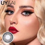 Color 1 Pair Contact Lenses with Natural High Color Saturation & Defined Edge, Soft Age-Reducing Ambience
