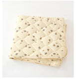 Popxstar Baby Cover Quilt Baby Lovely Print Small Cotton Quilt Newborn Holding Blanket with Cotton Wrapping Warm Bedding