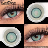 2pcs Natural Color Contact Lenses for Eyes Soft Lenses Colorful Beauty Pupils Gray Brown Contacts Yearly Blue Eye Lens
