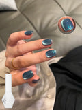 Autumn Winter Blue Black Red Glass Bead Crystal Cat Eye Gel Nail Polish New Whitening High Density Sparkling Nail