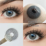 1pair High Quality Colorld Contact Lenses With Degree for Eyes Angeles Series Purple Contact Lenses 14.2mm Korean Lenses