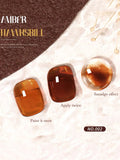 12ML Maillard Tortoise Shell Gelly Amber Gel Nail Polish Brown Nails Black Nails New Year Nails Nail Supplies