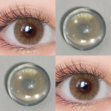 Popxstar Natural Contact Lenses with Degree Colored Pupils for Eyes Cosmetics  Lenses with Diopters Prescription Lenses Icy Gray Lens