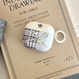 Popxstar  New Ribbon DIY Bow Silicone Case for Apple AirPods 1 2 3 4 Pro 2 3nd Generation Wireless Bluetooth Earphone Charging Box Cover