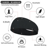 Popxstar 3Pcs Women Headband Solid Twist Cotton Wide Turban Knotted Headwrap Girls Hairband Fashion Hair Accessories wholesale