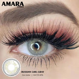Popxstar  1 Pair GRAY Lenses Anime Accessories Color Contact Lenses for Eyes Comic Tears Eye Fashion Lenses