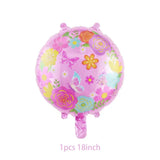 Popxstar  40Inch Colorful Gradient Number Balloon 0-9 Digit Foil Helium Balloon Butterfly Girl Birthday Party Decor Baby Shower Kids Gifts