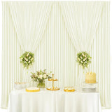 Popxstar 2PCS Sage green Backdrop Curtain for Party Wedding Wrinkle Free Photo Curtains Backdrop Drapes Fabric Decoration for Baby Shower